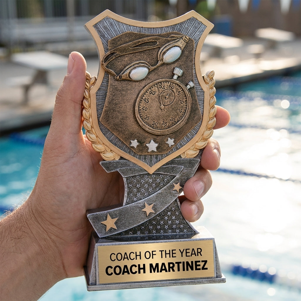 Personalized Sports Trophy 6" - Custom Engraved SA for Team, Coach & MVP - View 5