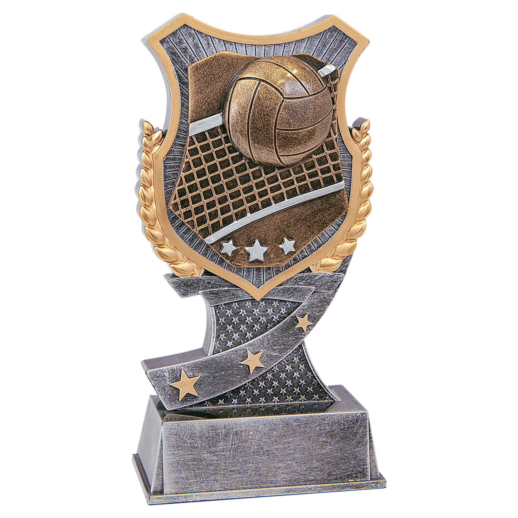 Personalized Volleyball Trophy 6" - Custom Engraved SA for Team, Coach & MVP - View 1