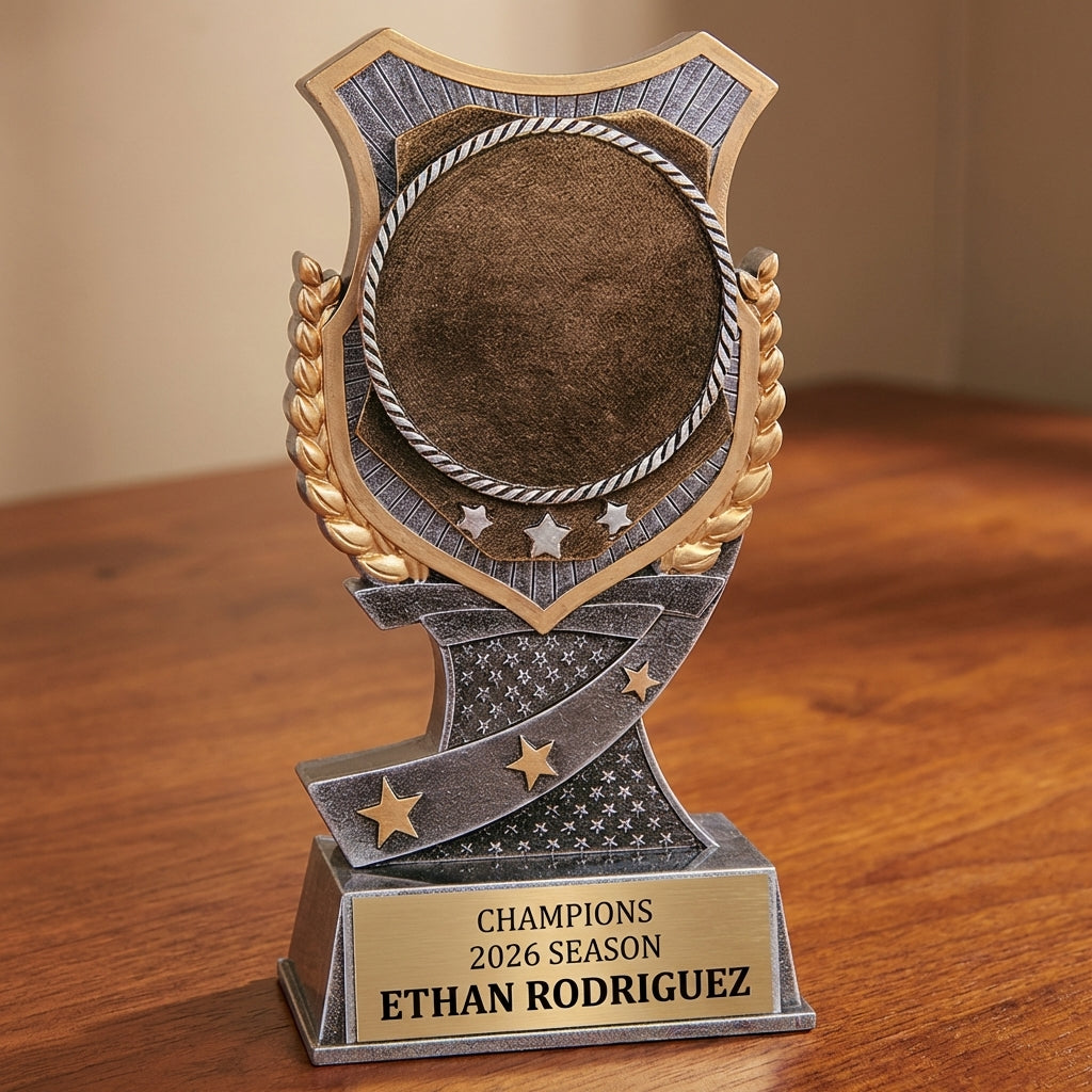 Personalized Sports Trophy 6" - Custom Engraved SA for Team, Coach & MVP - View 2