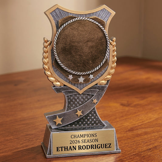 Personalized Sports Trophy 6" - Custom Engraved SA for Team, Coach & MVP - View 2