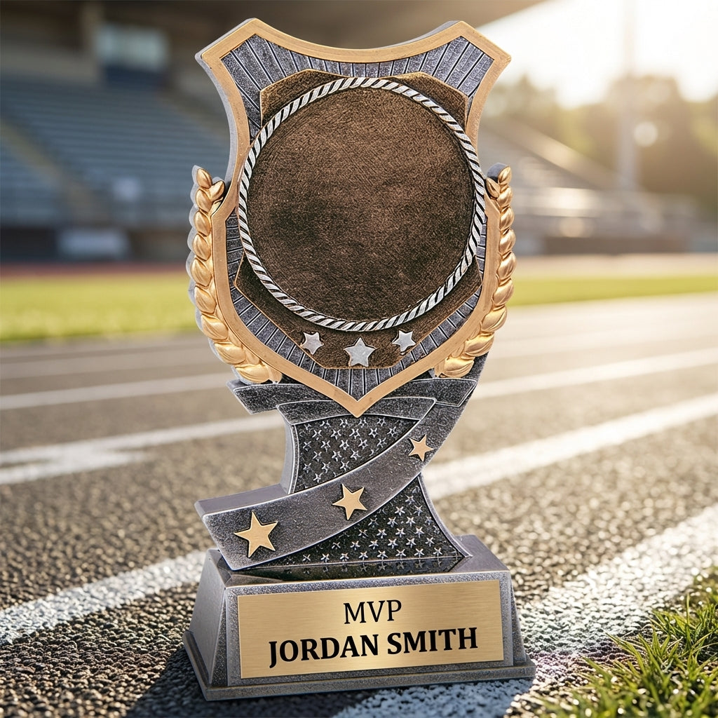 Personalized Sports Trophy 6" - Custom Engraved SA for Team, Coach & MVP - View 3
