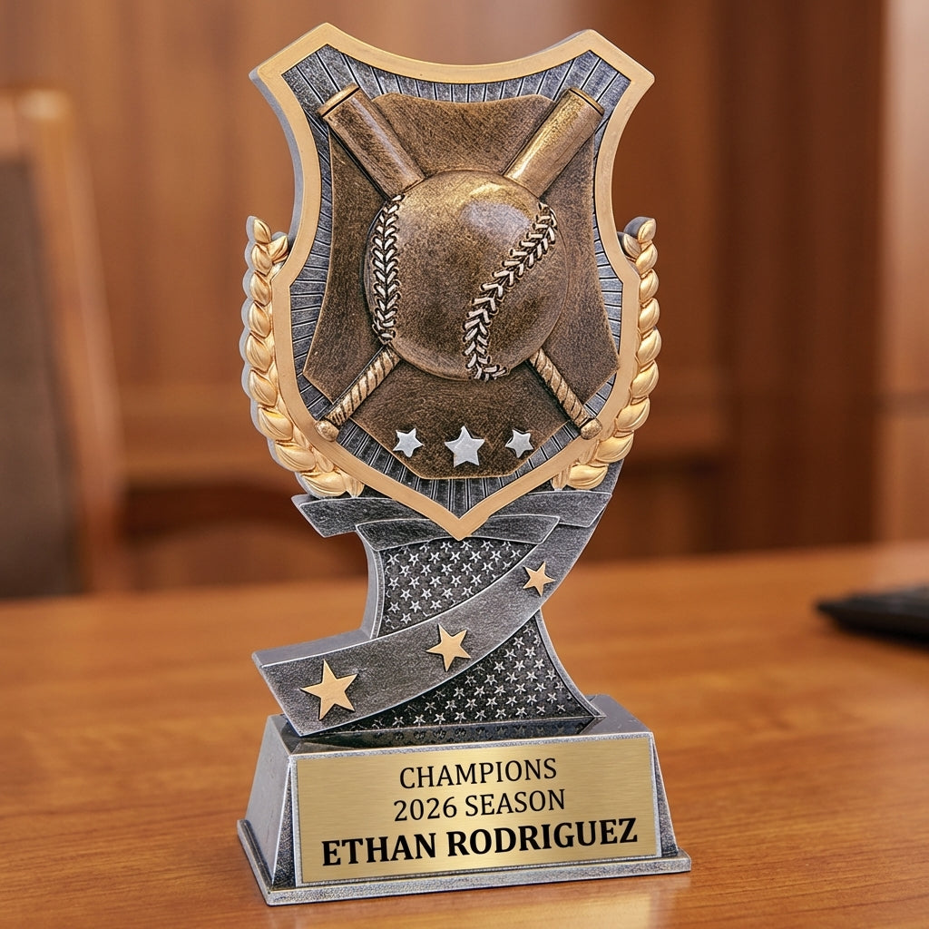 Personalized Sports Trophy 7" - Custom Engraved SA for Team, Coach & MVP - View 2