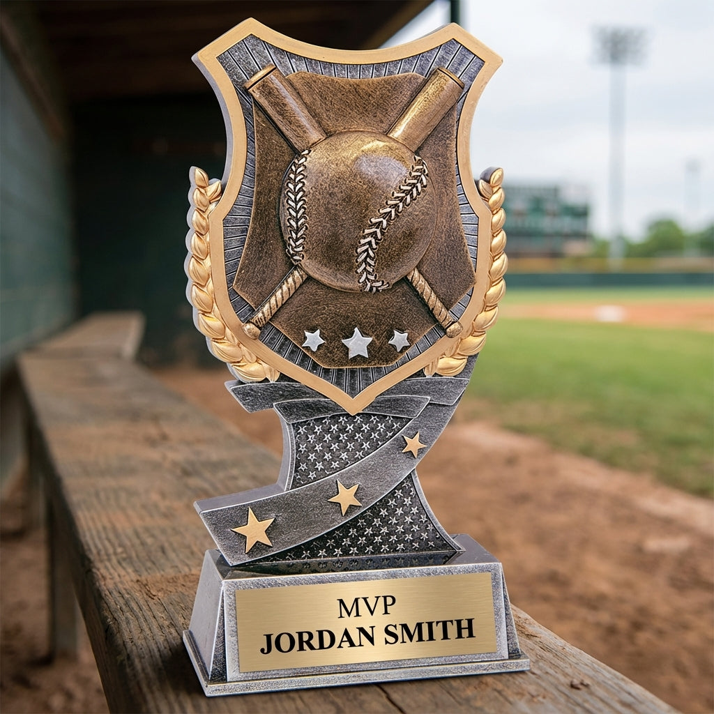 Personalized Sports Trophy 7" - Custom Engraved SA for Team, Coach & MVP - View 3