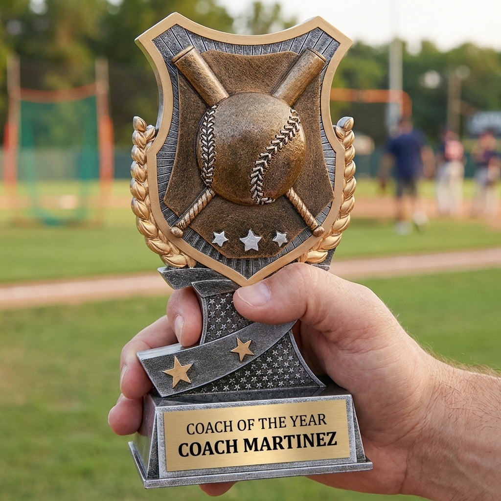 Personalized Sports Trophy 7" - Custom Engraved SA for Team, Coach & MVP - View 5