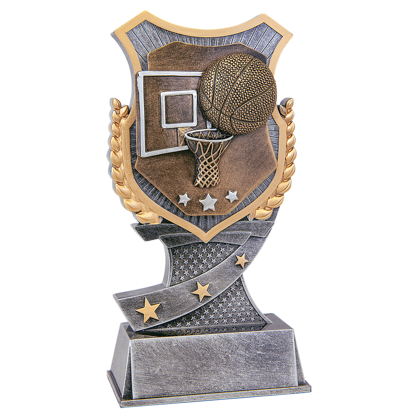 Personalized Basketball Trophy 7" - Custom Engraved SA for Team, Coach & MVP - View 1