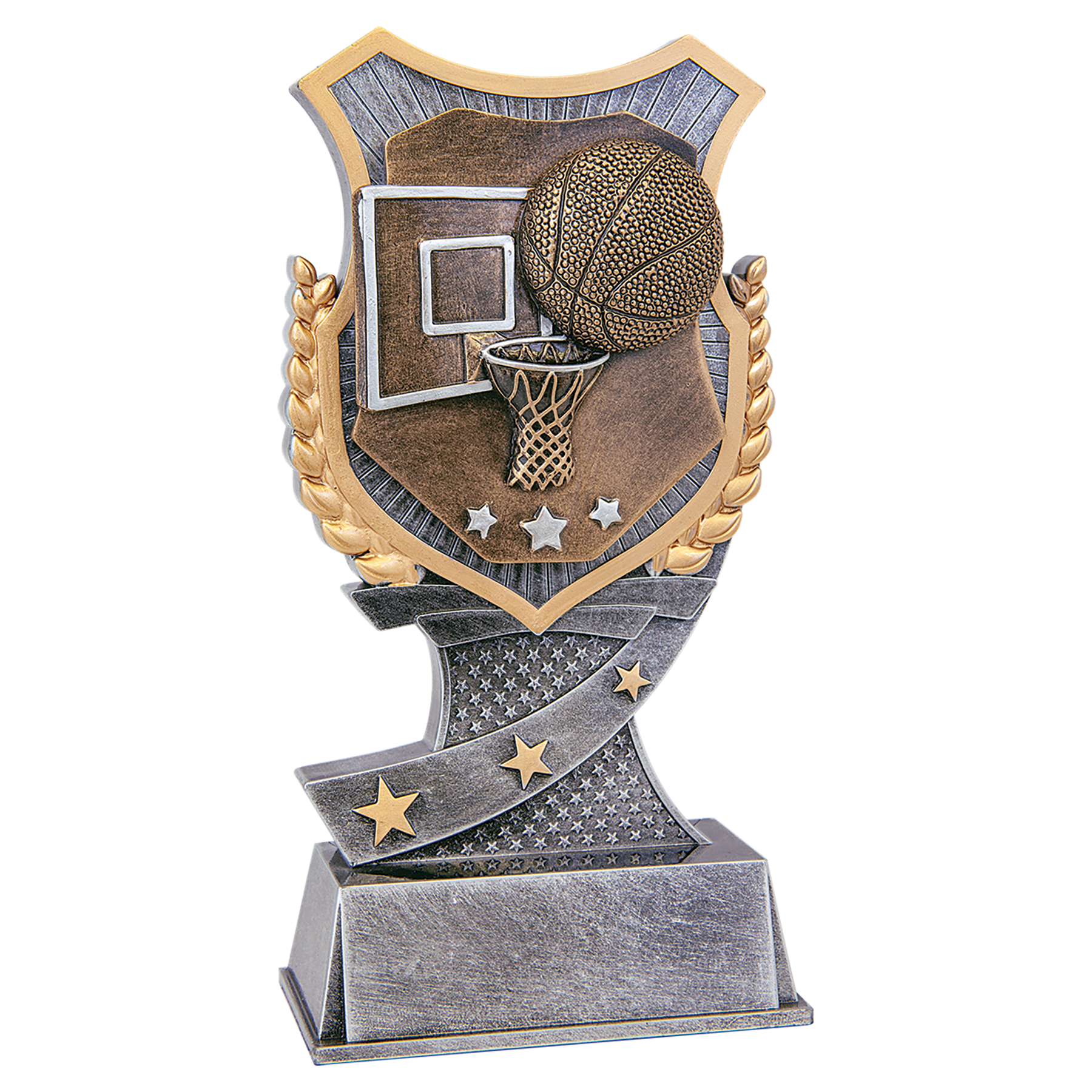 Personalized Basketball Trophy 7" - Custom Engraved SA for Team, Coach & MVP - View 1
