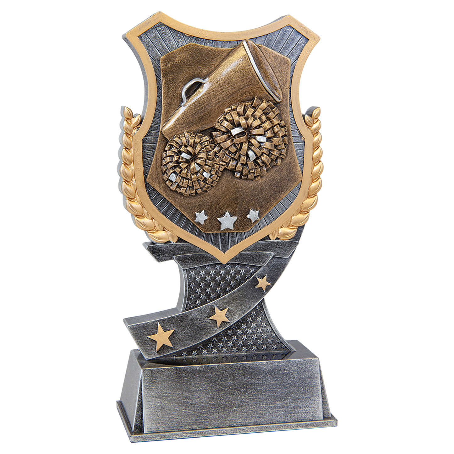 Personalized Cheer Trophy 7" - Custom Engraved SA for Team, Coach & MVP - View 1