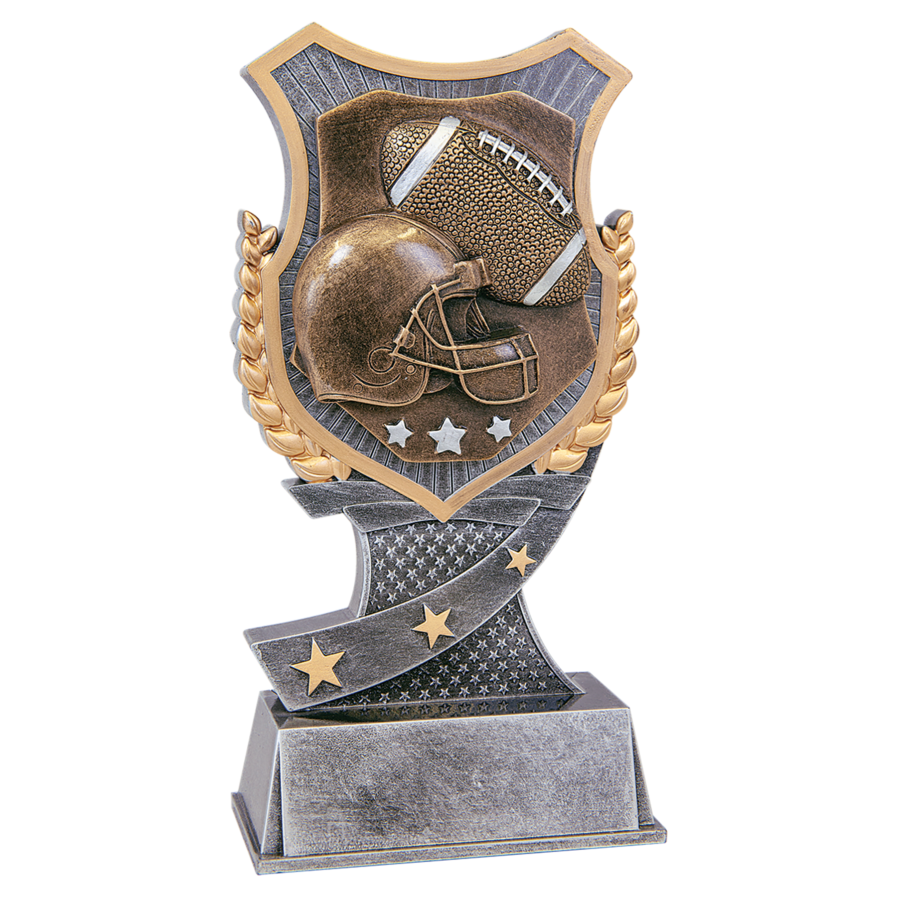 Personalized Football Trophy 7" - Custom Engraved SA for Team, Coach & MVP - View 1
