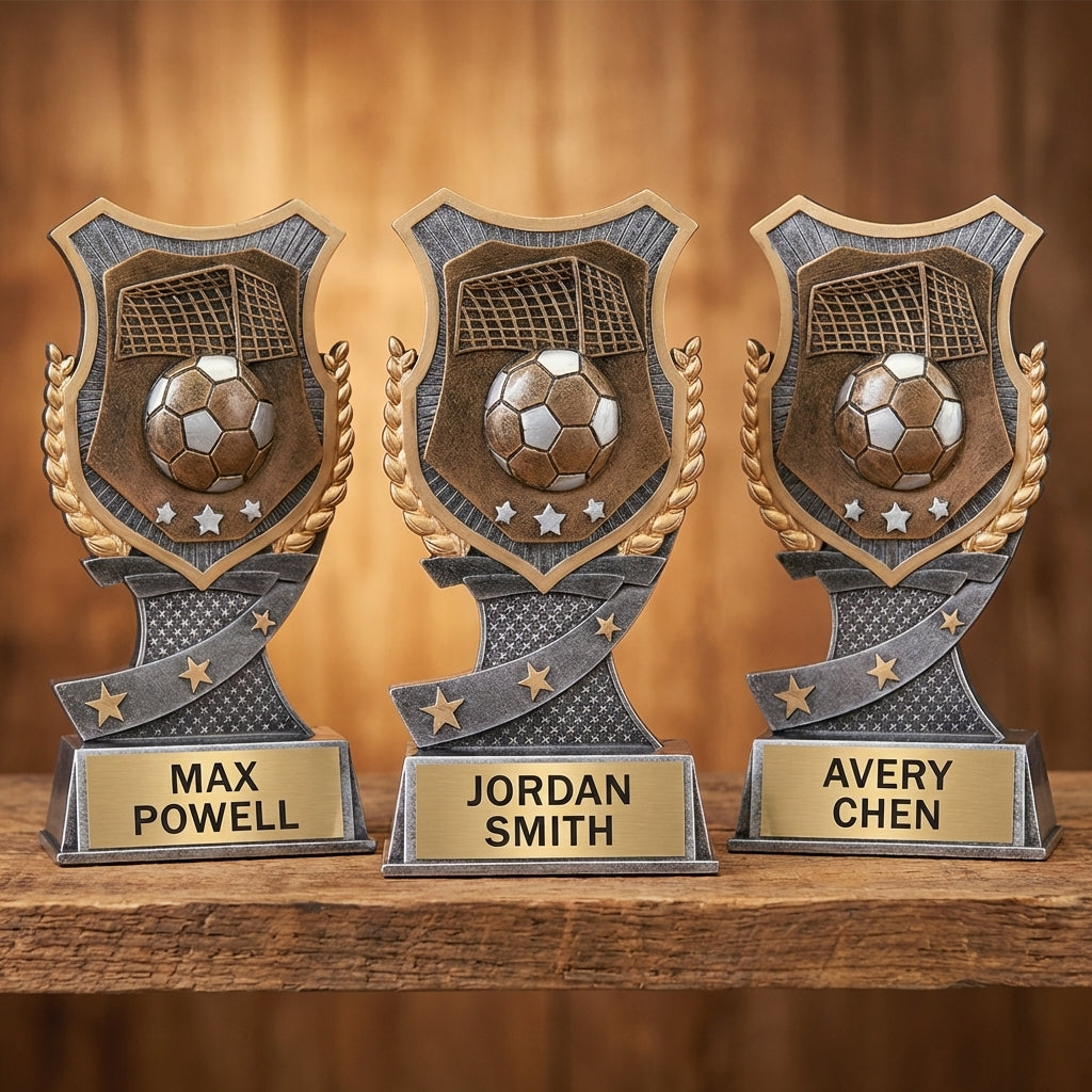 Personalized Soccer Trophy 7" - Custom Engraved SA for Team, Coach & MVP - View 4