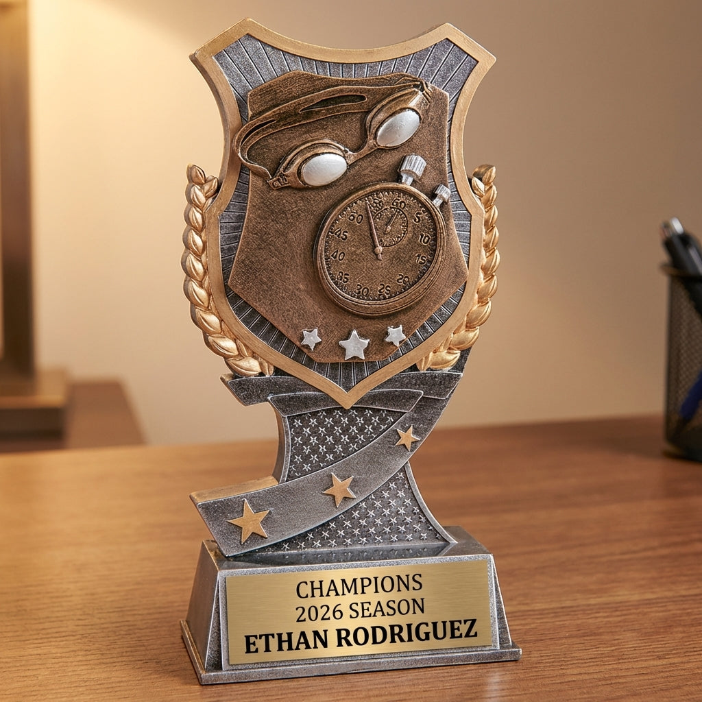 Personalized Sports Trophy 7" - Custom Engraved SA for Team, Coach & MVP - View 2