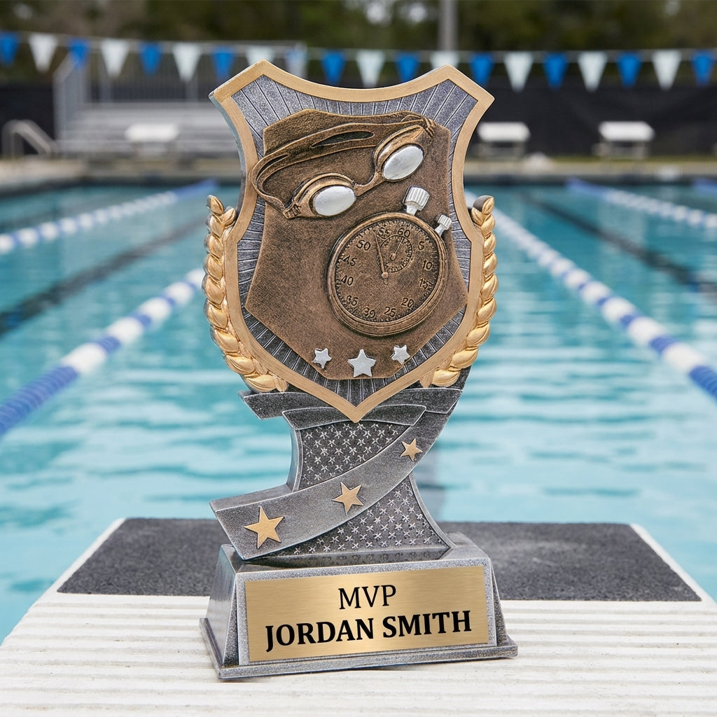 Personalized Sports Trophy 7" - Custom Engraved SA for Team, Coach & MVP - View 3
