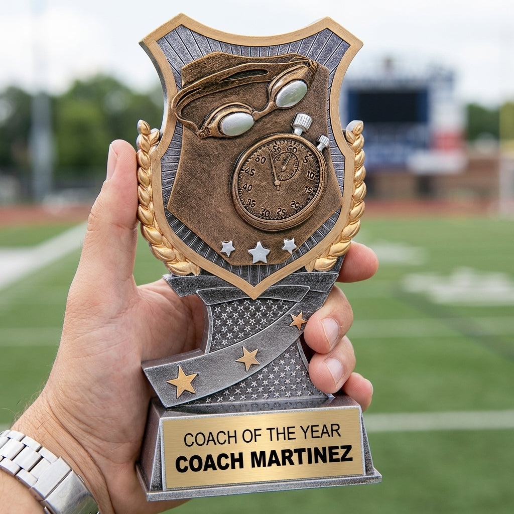 Personalized Sports Trophy 7" - Custom Engraved SA for Team, Coach & MVP - View 5