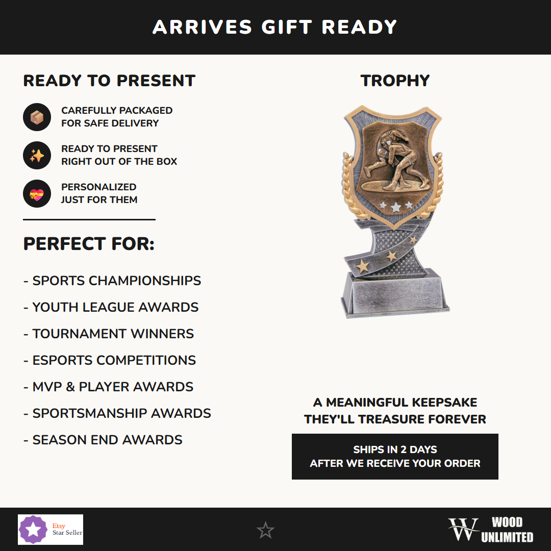 Wrestling Trophy - gift info
