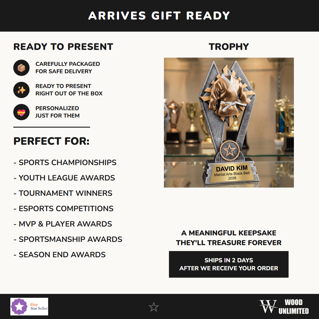 Perfect gift for martial arts awards