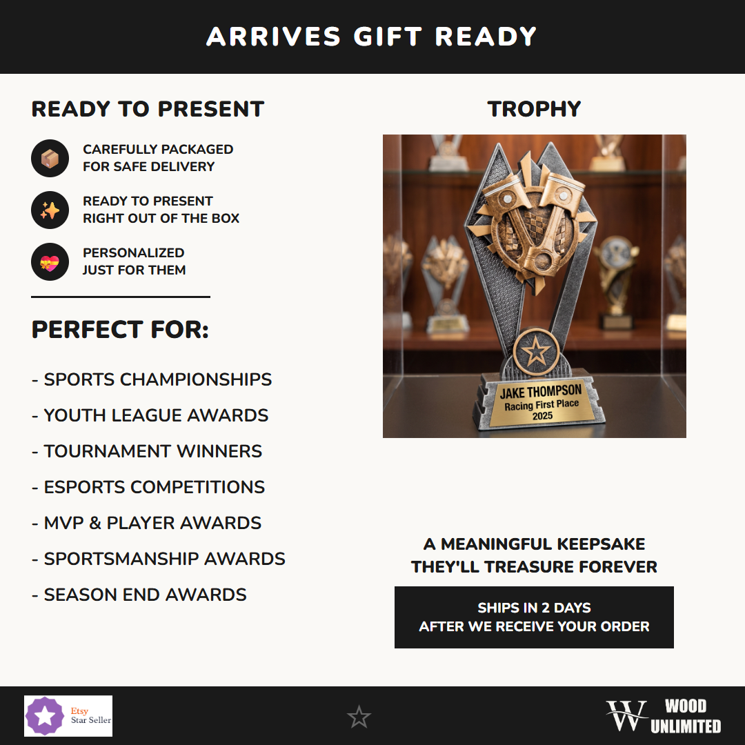 Perfect gift for racing awards