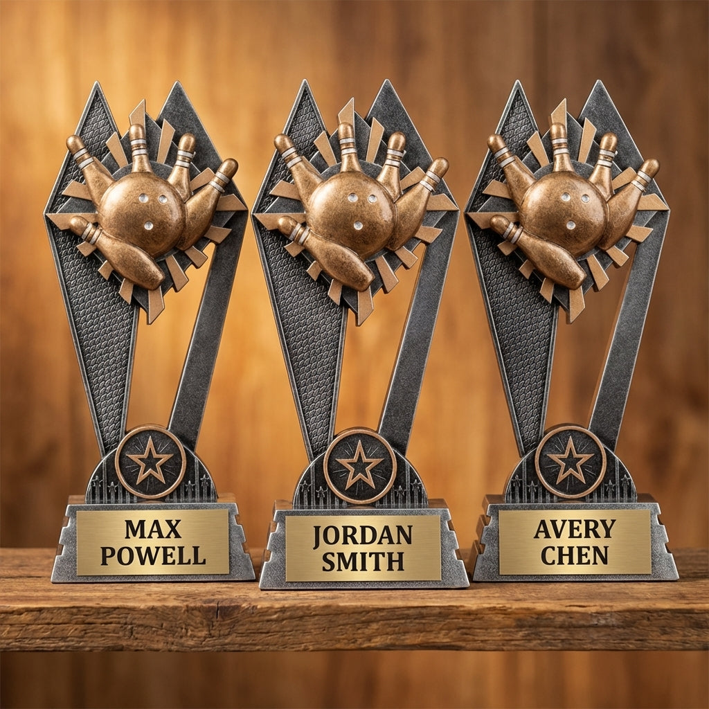 Personalized Sports Trophy 8" - Custom Engraved SR for Team, Coach & MVP - View 4
