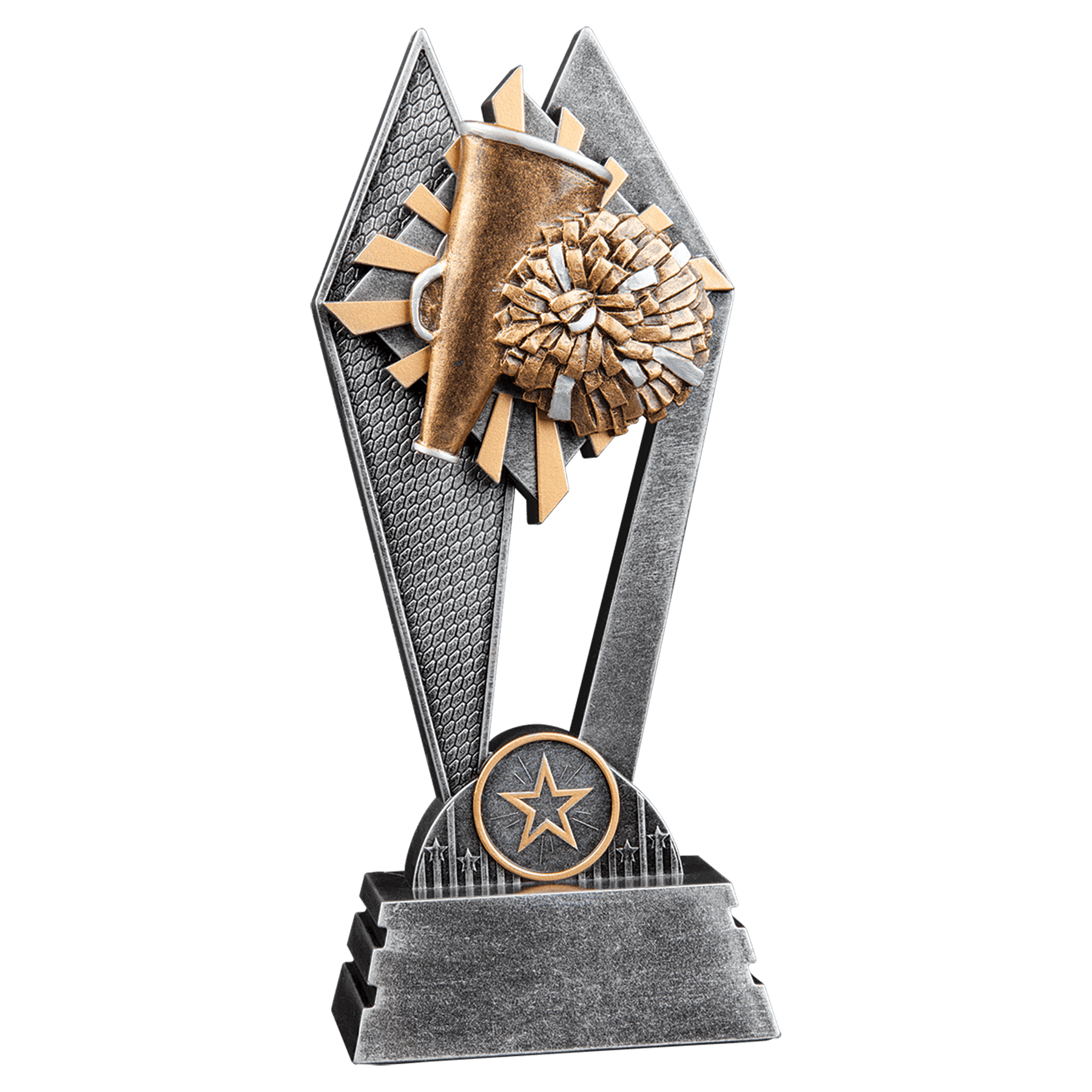 Personalized Cheer Trophy 8" - Custom Engraved SR for Team, Coach & MVP - View 1