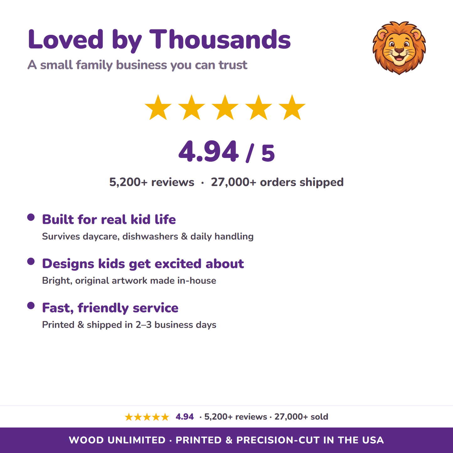 4.9 star rated, 5200 plus reviews, 27000 plus orders shipped