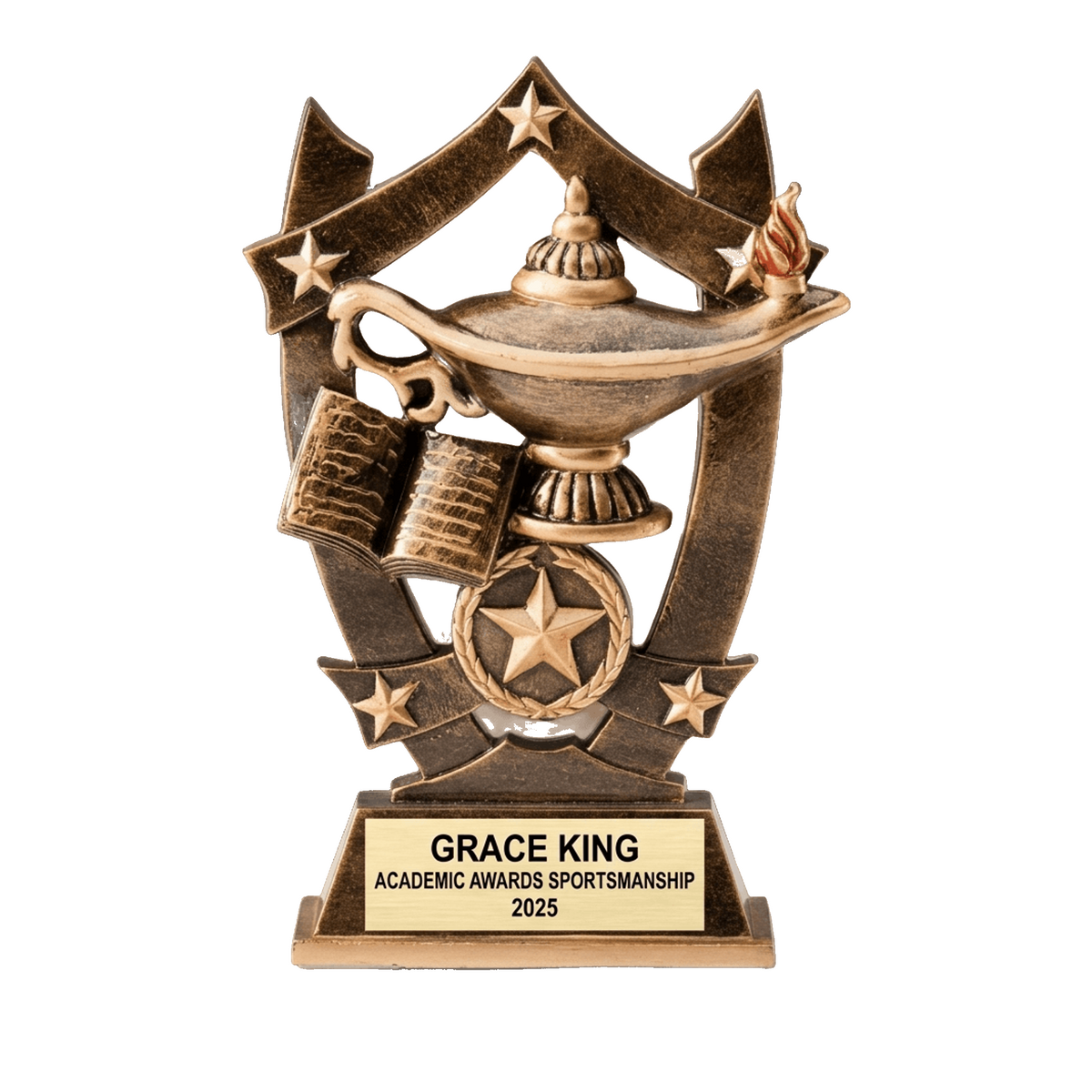 Sports Award Trophy | Personalized | Custom Engraved | Resin | Team Award | Achievement Recognition