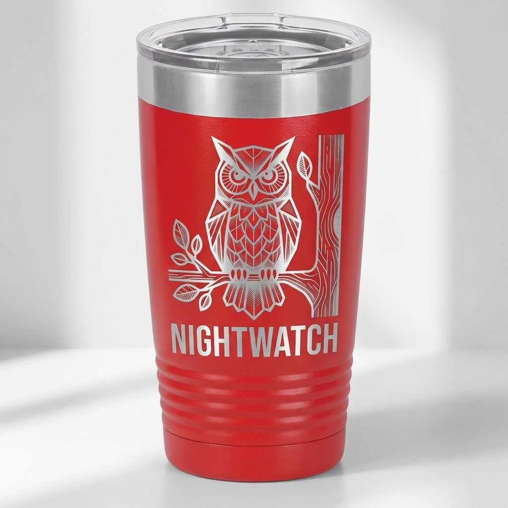 Personalized Custom Tumbler - Engraved 20oz Ringneck - Durable Drinkware - Custom Name & Text Gift - View 1