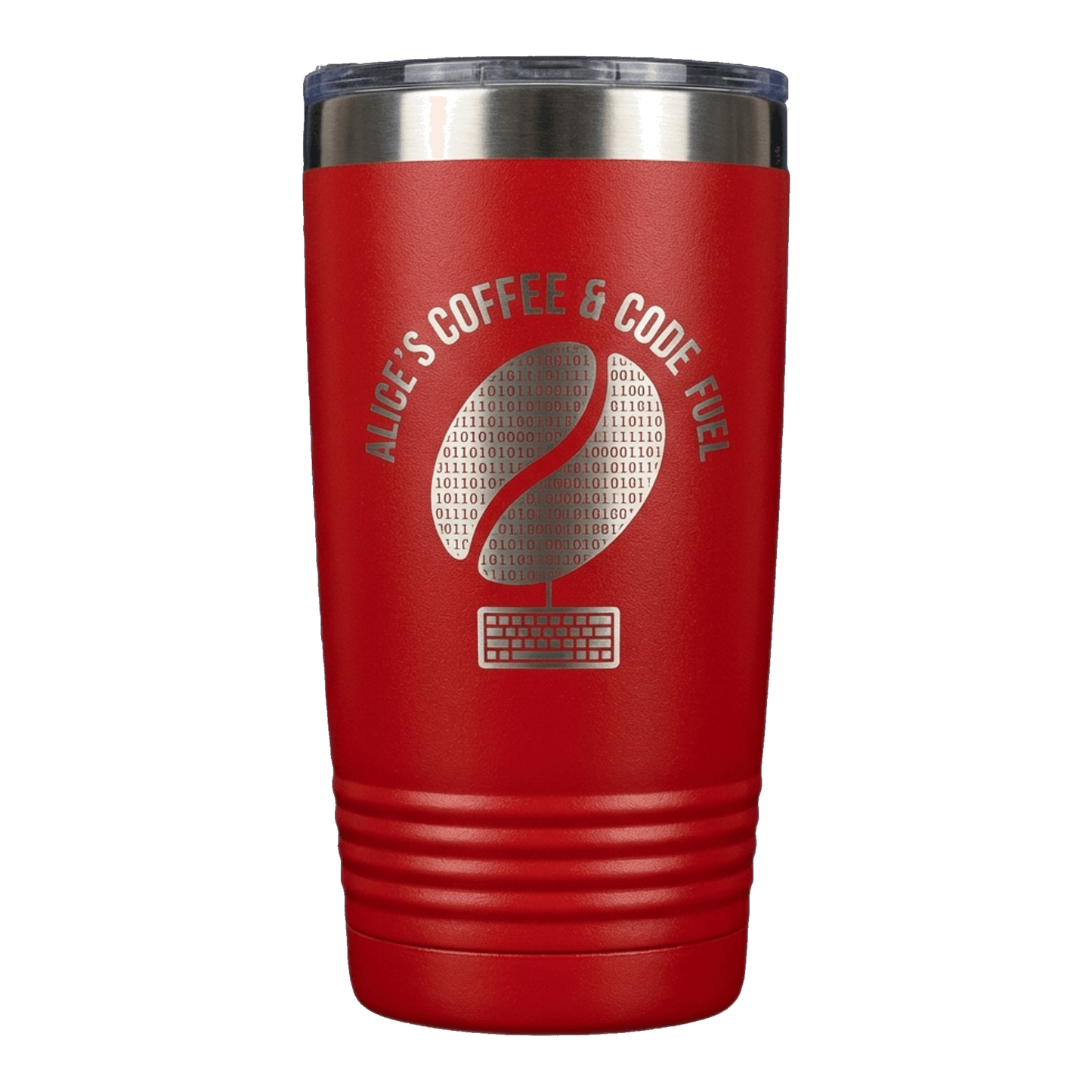 Personalized Programmer Tumbler | Developer Coffee Gift | Coding Fuel Insulated Mug | Techie Birthday Christmas Engraved