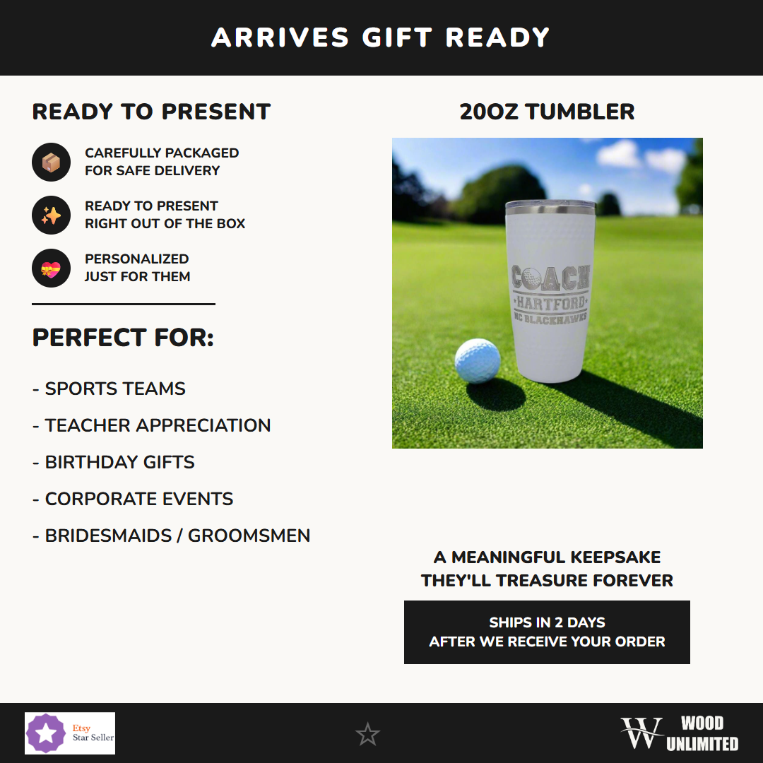 Personalized Golf Tumbler