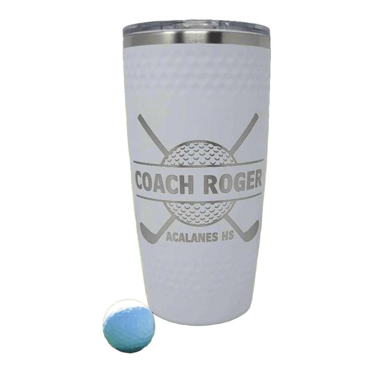 Personalized Custom 20oz Ringneck Tumbler - Laser Engraved Gift for Him Her, Durable Insulated Travel Mug
