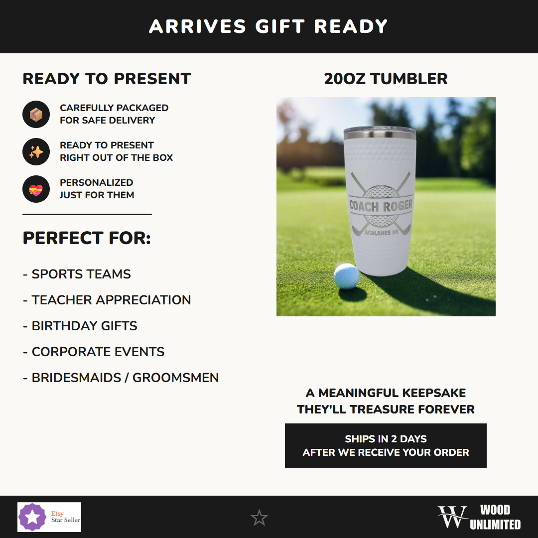 Personalized Golf Tumbler