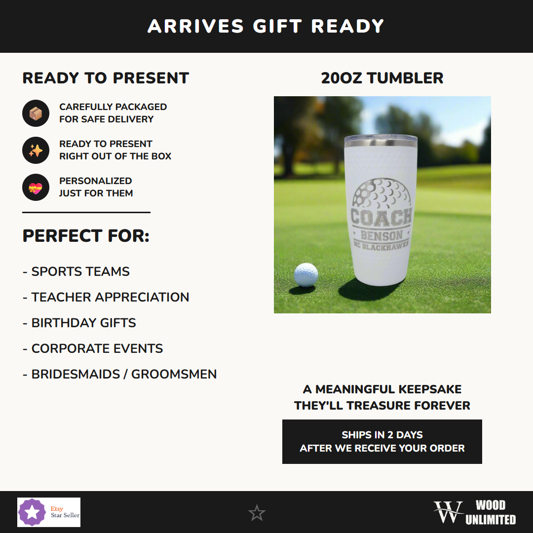 Personalized Golf Tumbler