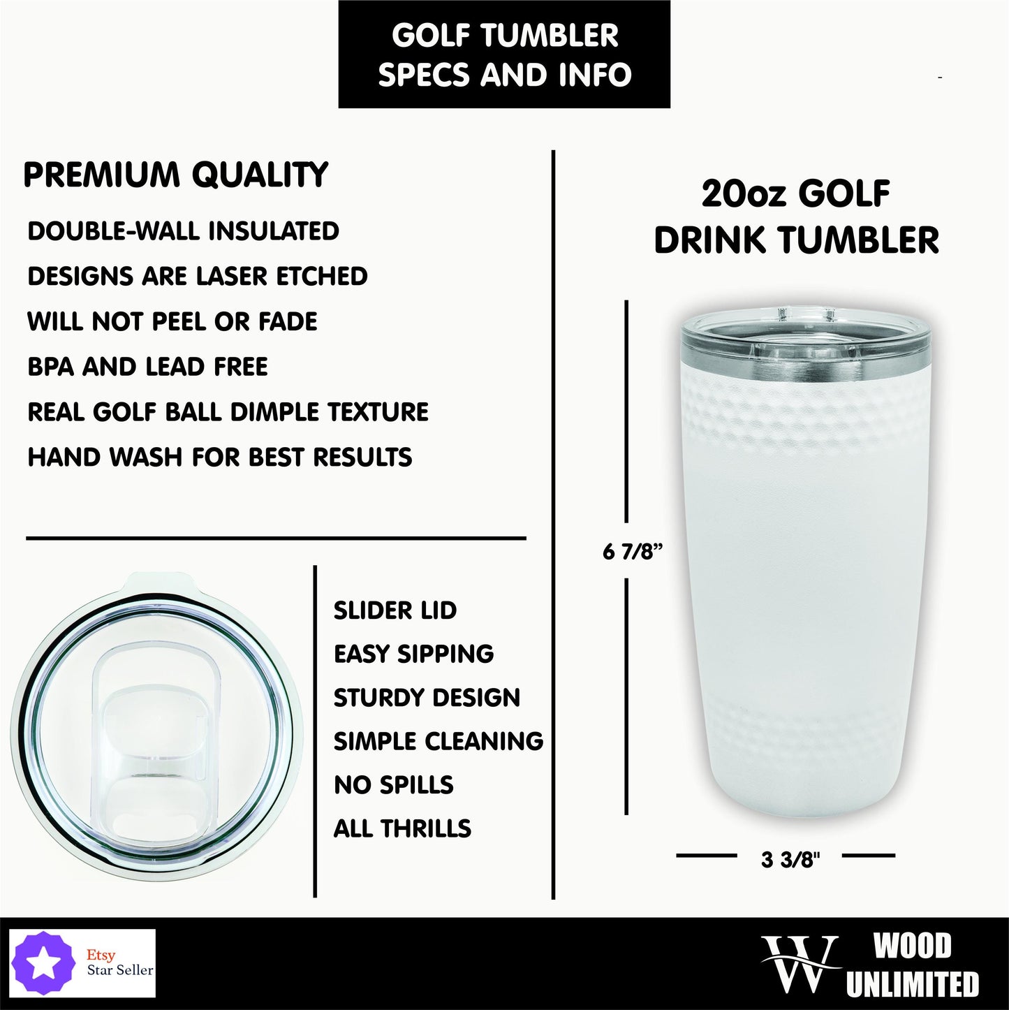 Personalized Golf Tumbler