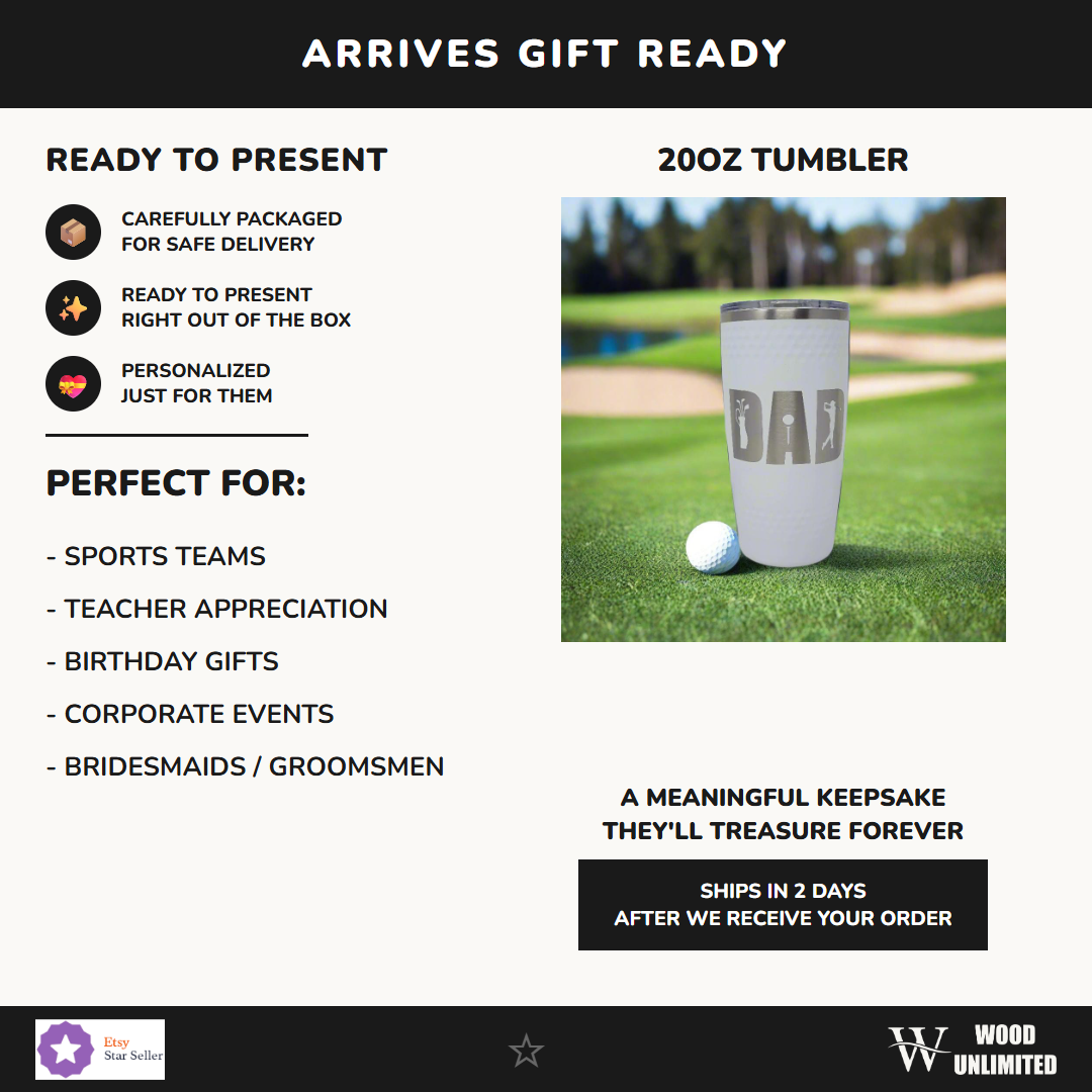 Personalized Golf Tumbler