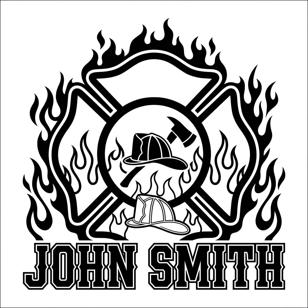 Personalized Firefighter Tumbler Gift - Fire Department Appreciation - Laser Engraved 30oz - Custom Fireman Name