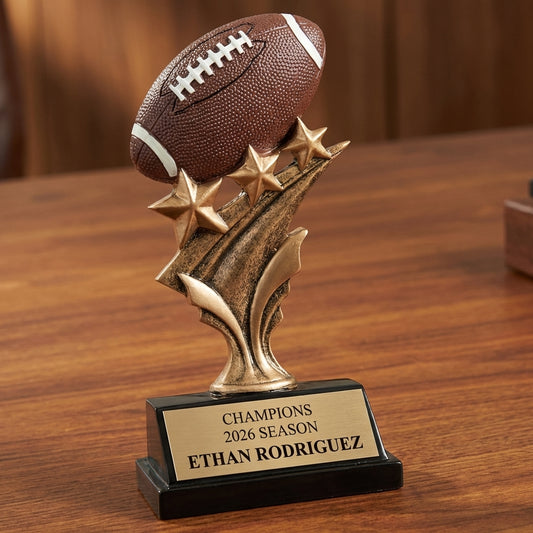 Personalized Sports Trophy 5.5" - Custom Engraved TS for Team, Coach & MVP - View 2