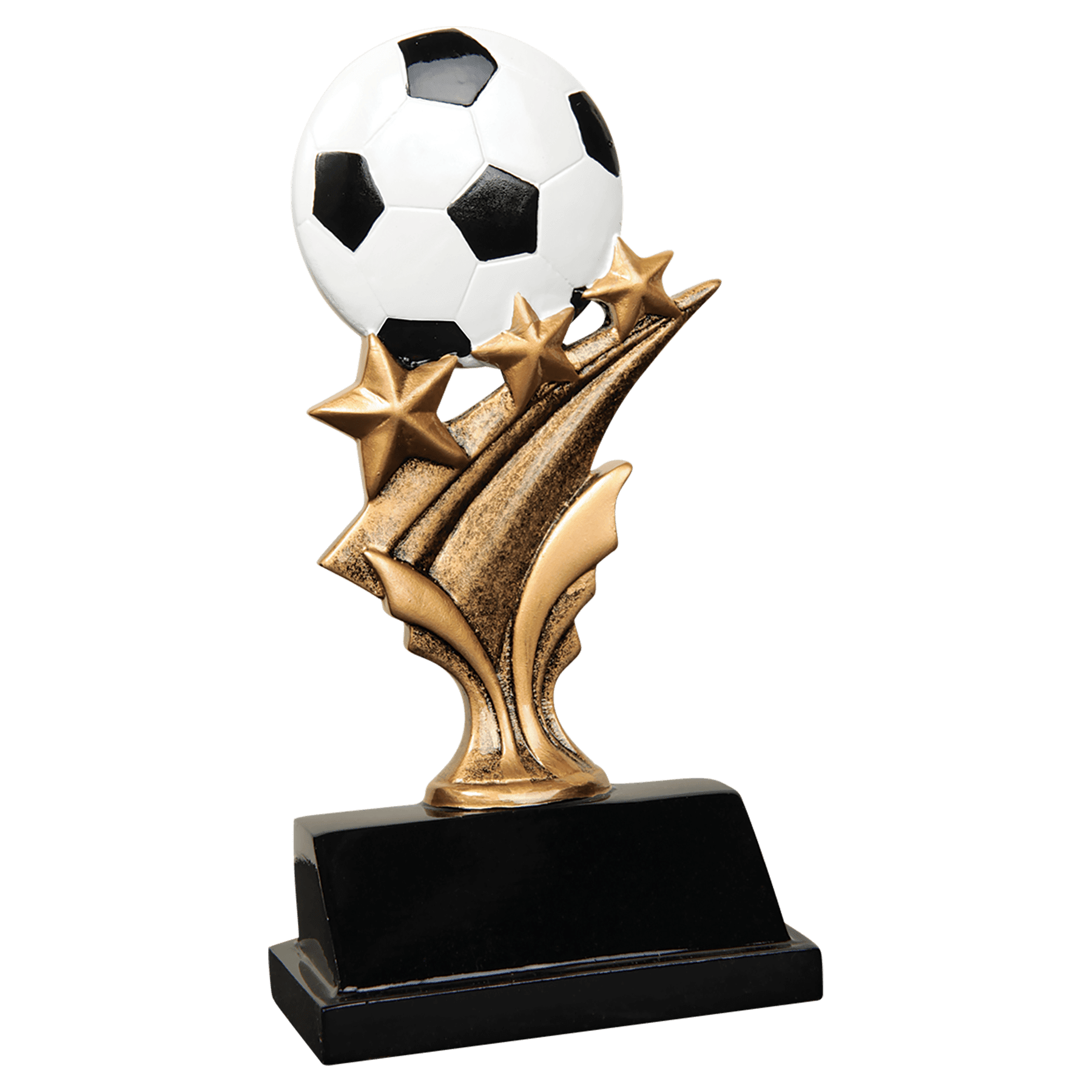 Personalized Soccer Trophy 5.5" - Custom Engraved TS for Team, Coach & MVP - View 1