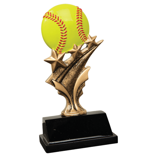 Personalized Sports Trophy 5.5" - Custom Engraved TS for Team, Coach & MVP - View 1