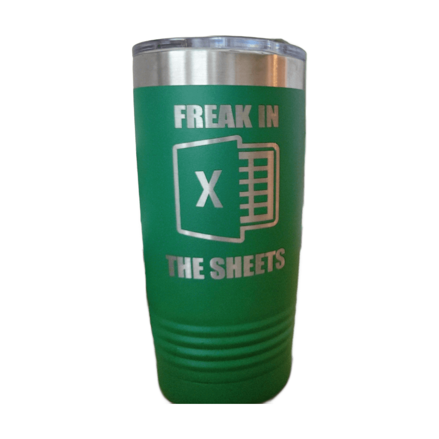 Freak in the Sheets Tumbler, Microsoft Excel Insulated Tumbler, Engraved 20oz Insulated Tumbler