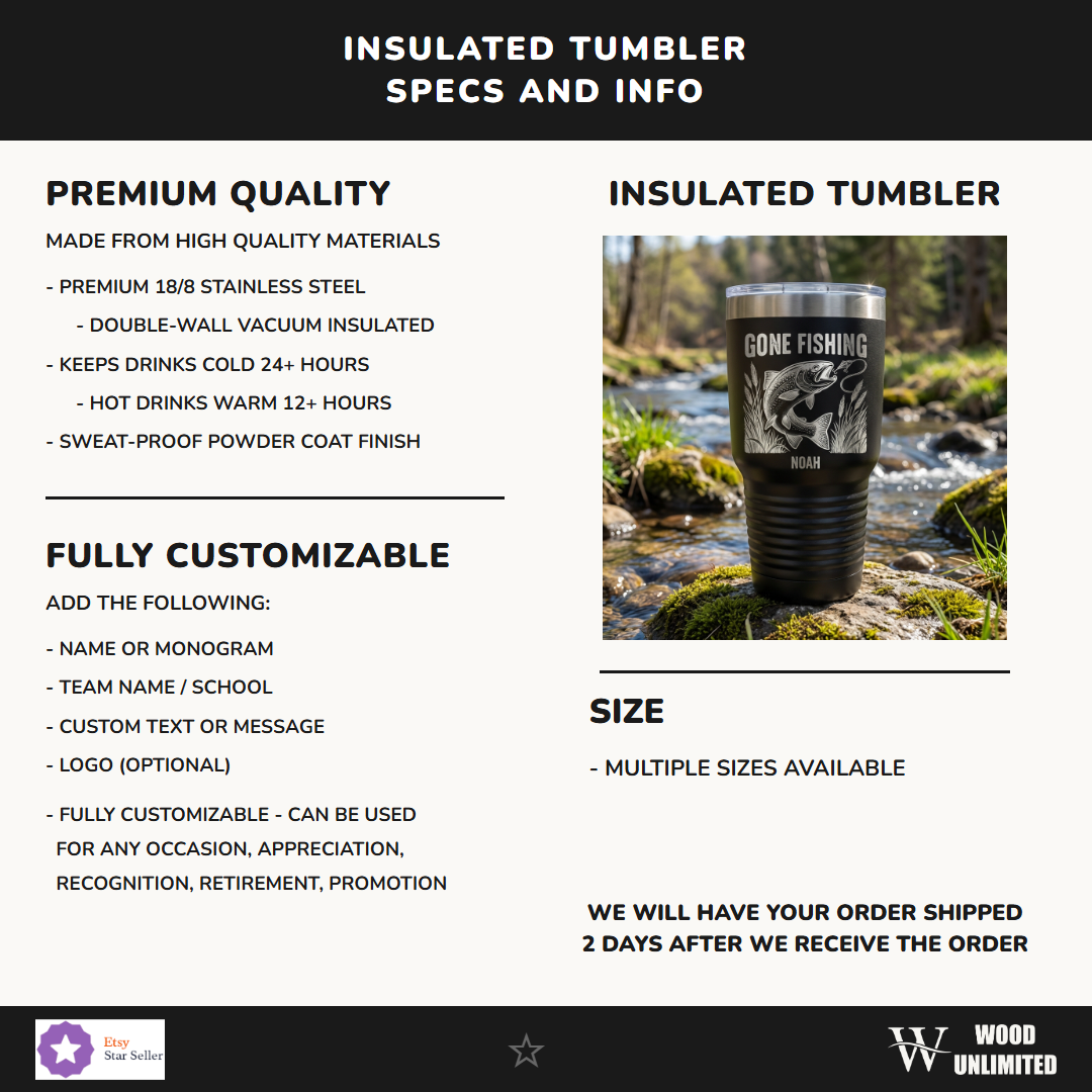 40oz Tumbler Product Specifications