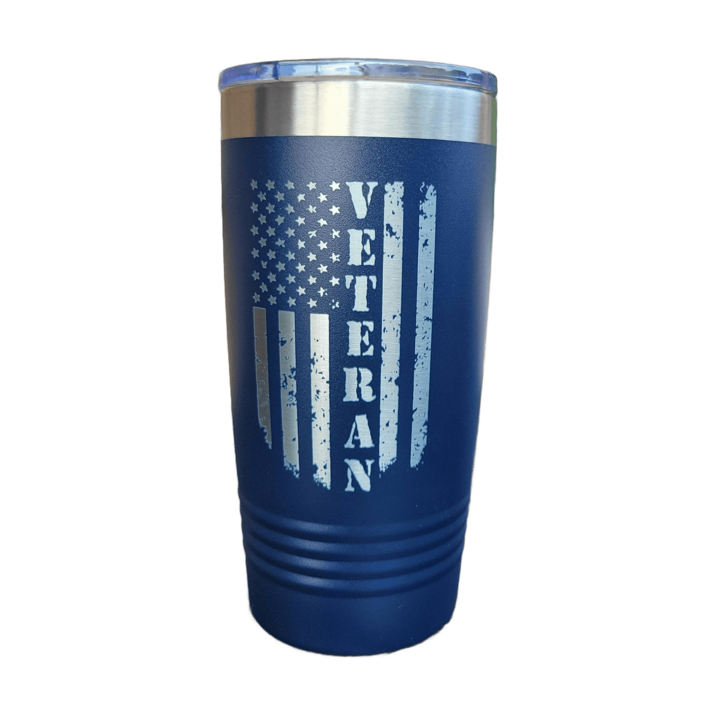 Veteran Gift - Independence Day Drink Tumbler 4th of July-  Engraved 20oz / 22oz/  30oz Insulated Tumbler / Bottle - Patriotic Tumbler