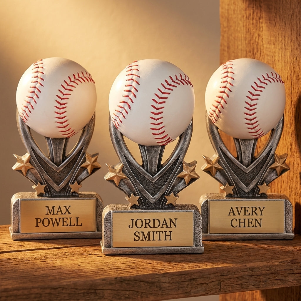 Personalized Sports Trophy 5.5" - Custom Engraved VSR for Team, Coach & MVP - View 4