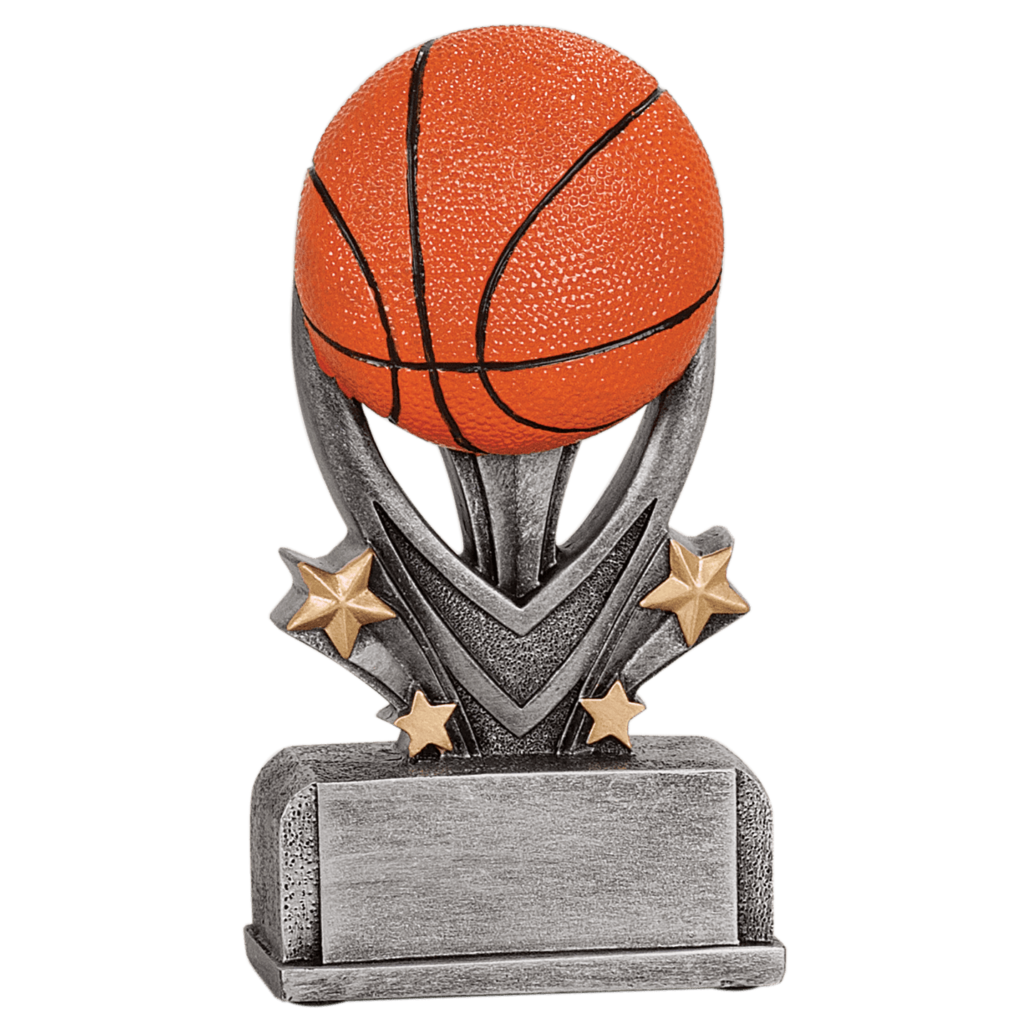 Personalized Sports Trophy 5.5" - Custom Engraved VSR for Team, Coach & MVP - View 1