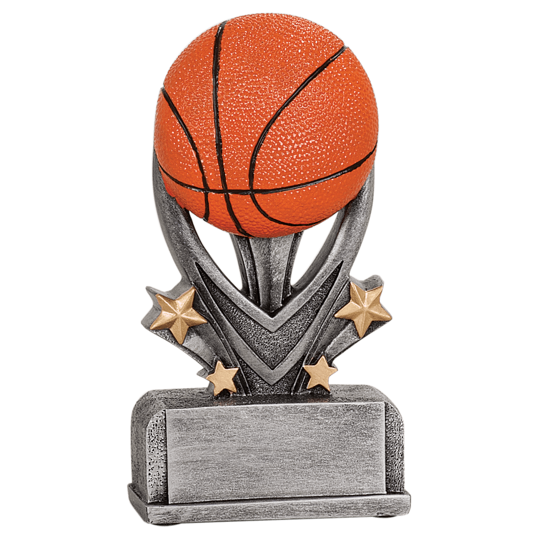 Personalized Sports Trophy 5.5" - Custom Engraved VSR for Team, Coach & MVP - View 1