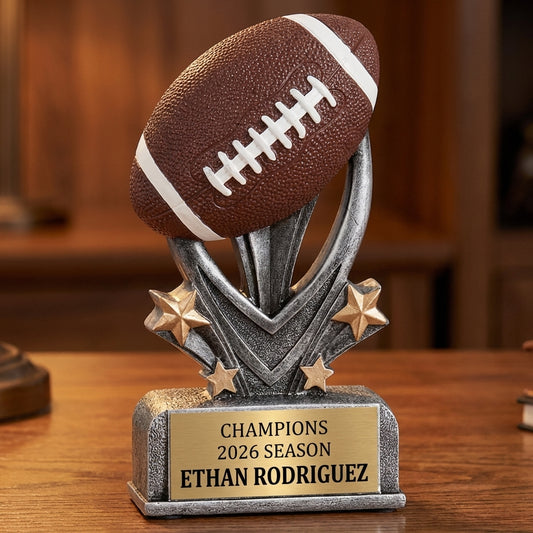 Personalized Sports Trophy 5.5" - Custom Engraved VSR for Team, Coach & MVP - View 2