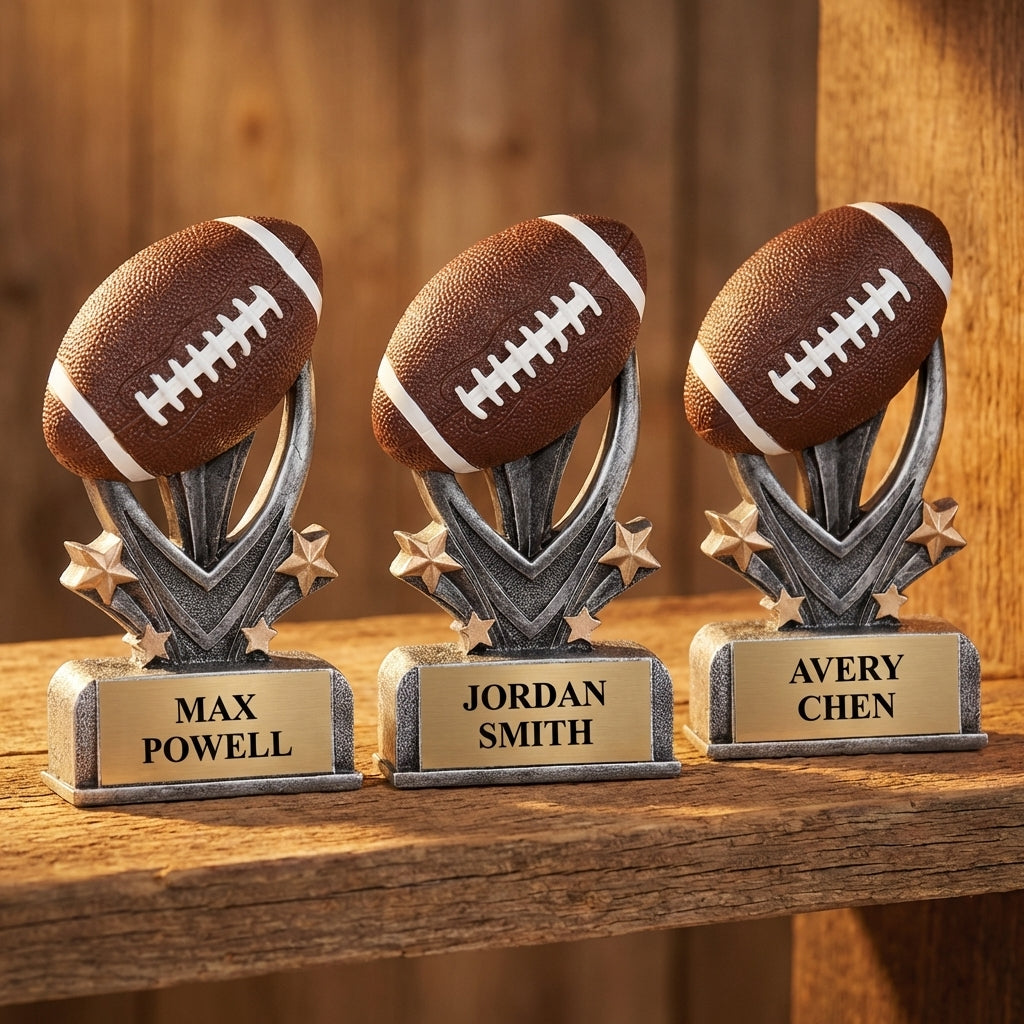 Personalized Sports Trophy 5.5" - Custom Engraved VSR for Team, Coach & MVP - View 4