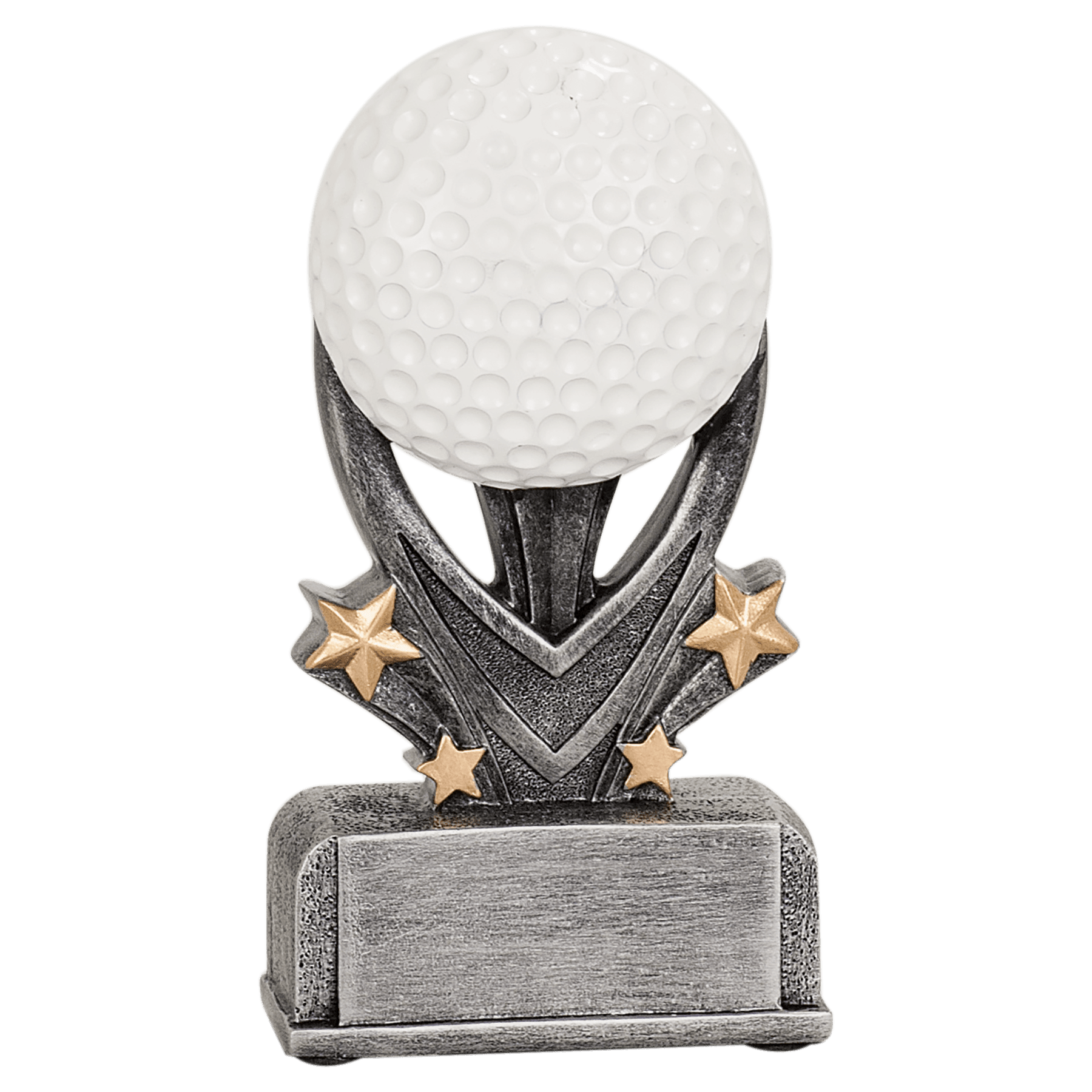 Personalized Golf Trophy 5.5" - Custom Engraved VSR for Team, Coach & MVP - View 1