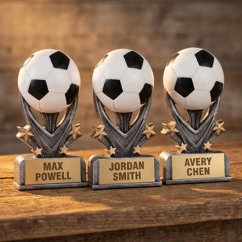 Personalized Sports Trophy 5.5" - Custom Engraved VSR for Team, Coach & MVP - View 4