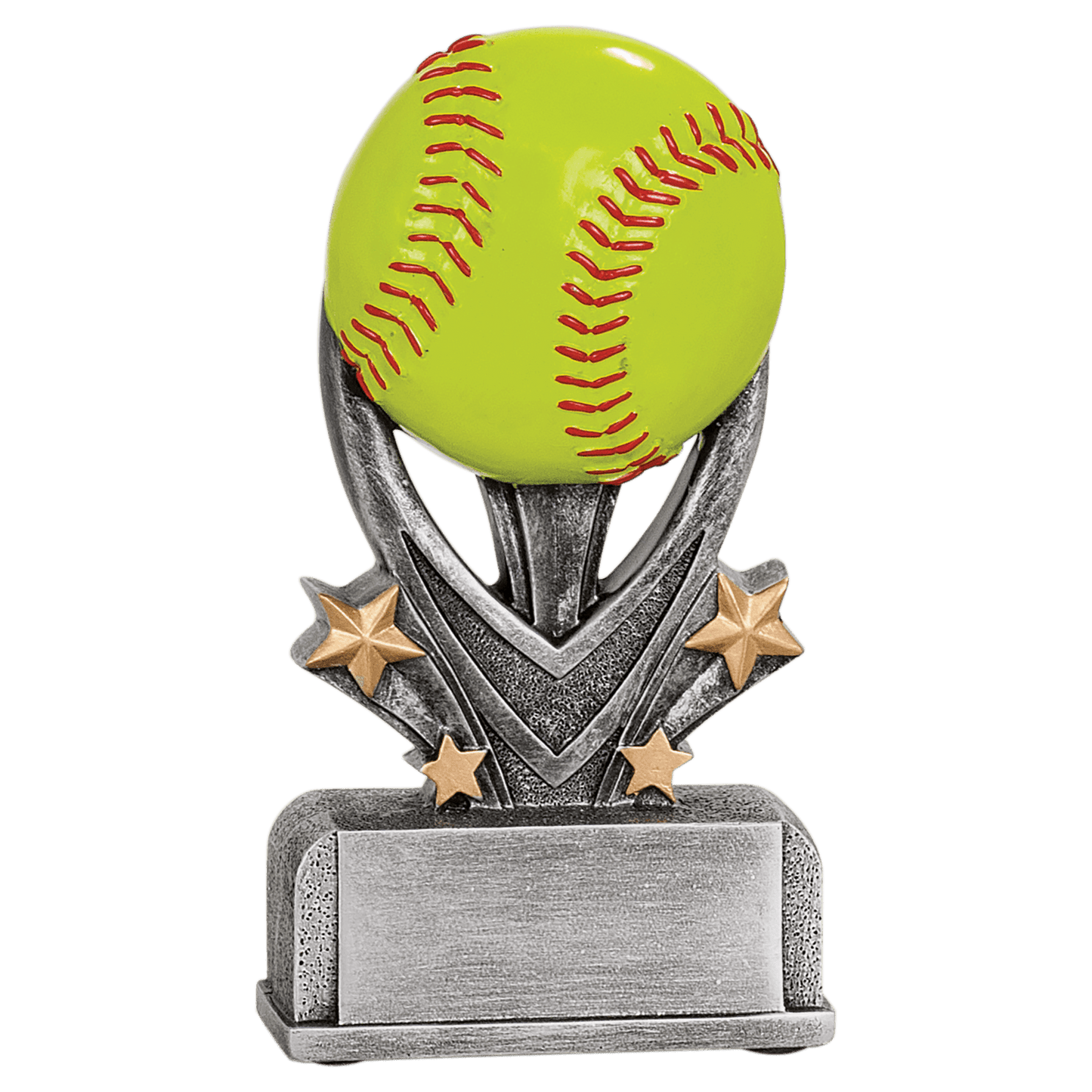 Personalized Sports Trophy 5.5" - Custom Engraved VSR for Team, Coach & MVP - View 1