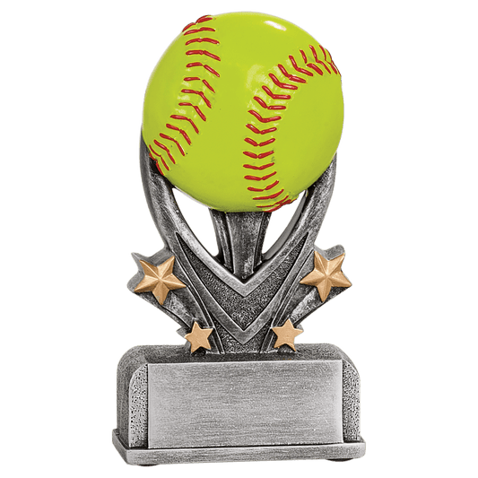 Personalized Sports Trophy 5.5" - Custom Engraved VSR for Team, Coach & MVP - View 1