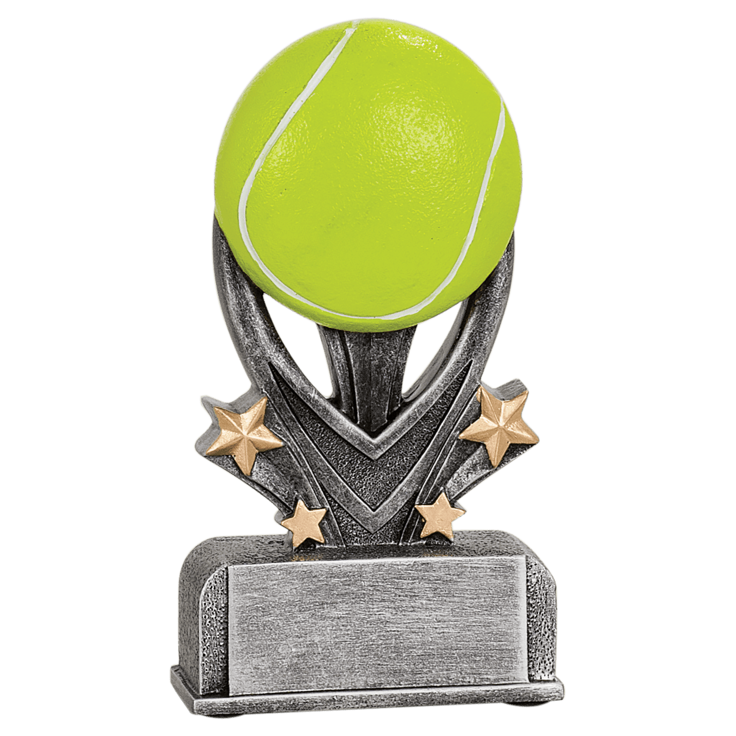 Personalized Tennis Trophy 5.5" - Custom Engraved VSR for Team, Coach & MVP - View 1