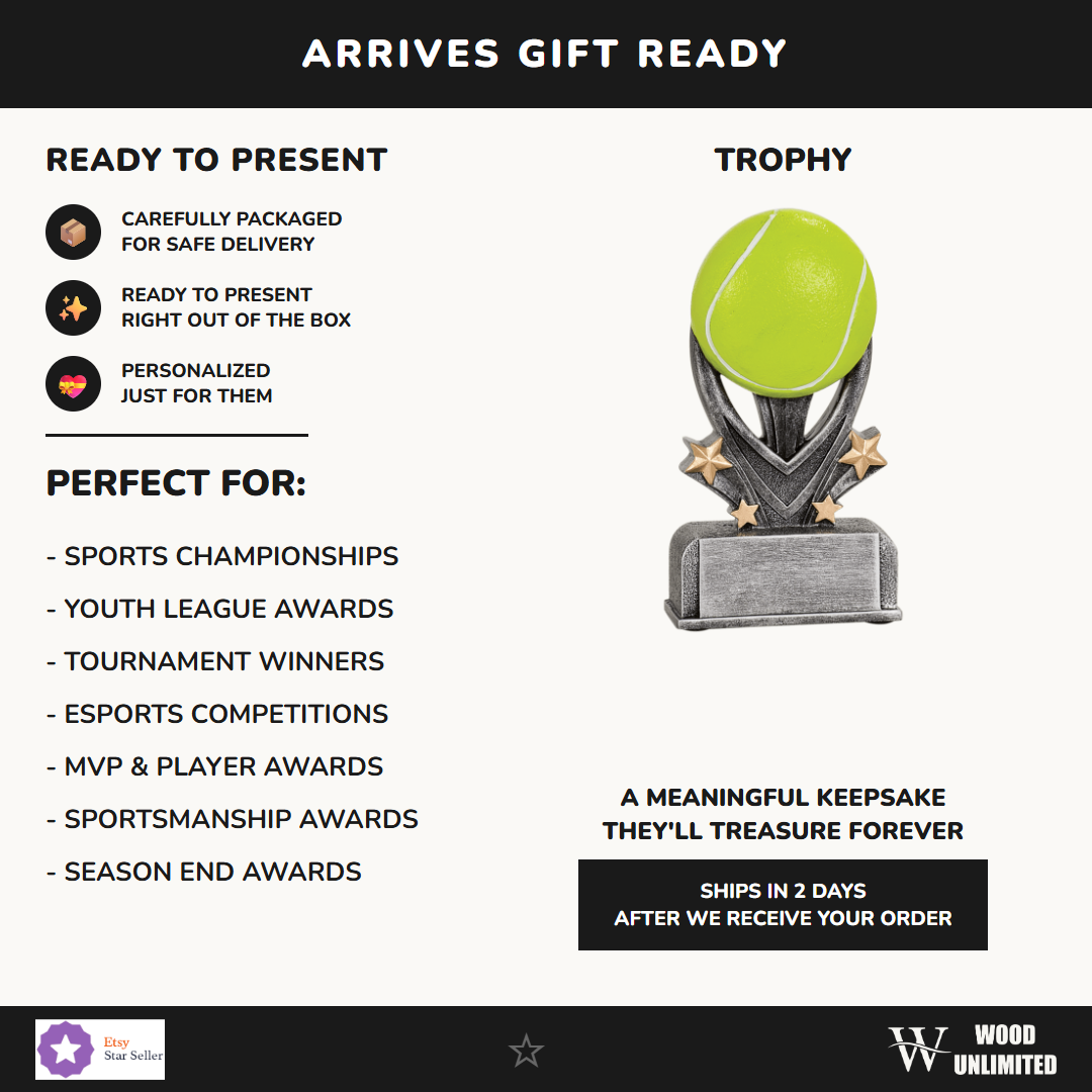 Tennis Trophy - gift info