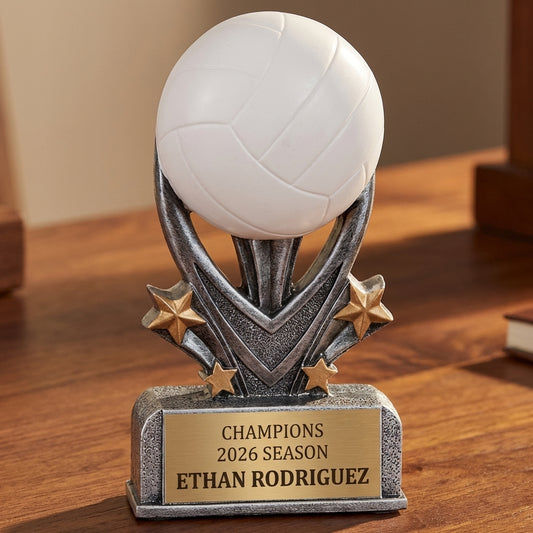 Personalized Sports Trophy 5.5" - Custom Engraved VSR for Team, Coach & MVP - View 2